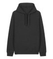 Heren Hooded Sweater Stanley Stella Sounder Dark Heather Grey